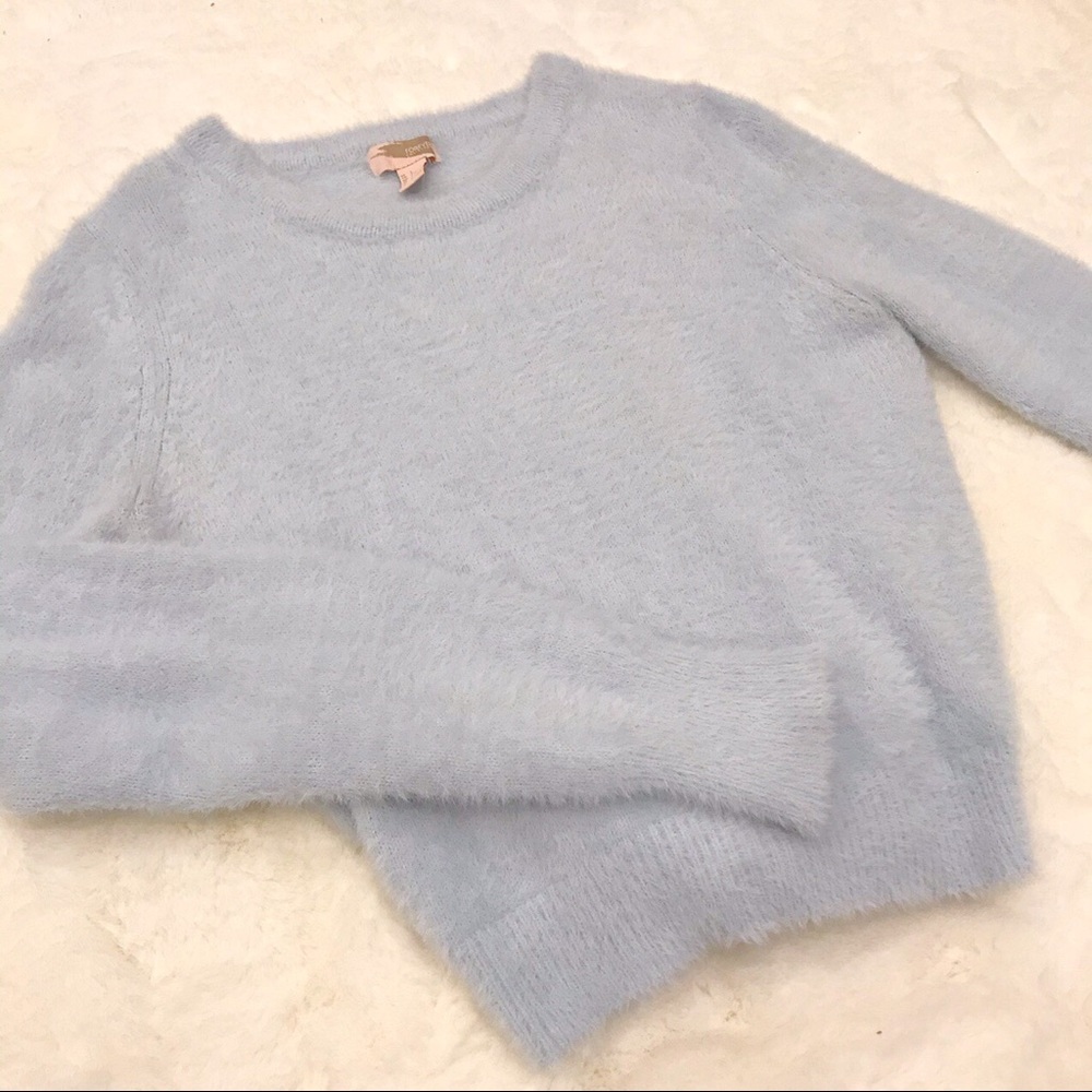fuzzy sweater !